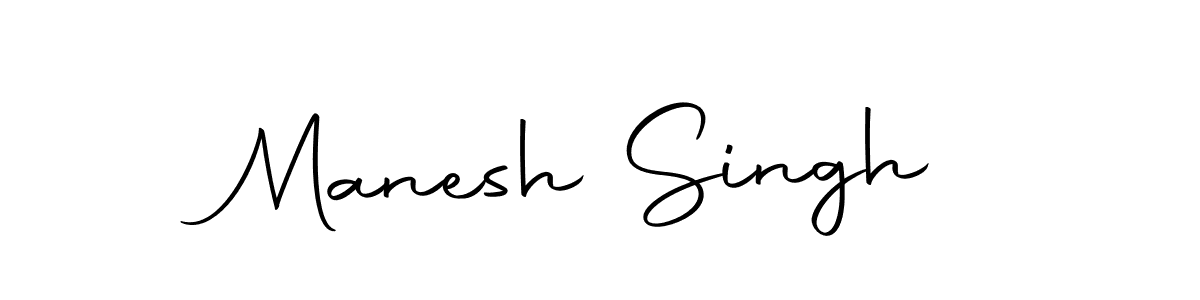 Create a beautiful signature design for name Manesh Singh. With this signature (Autography-DOLnW) fonts, you can make a handwritten signature for free. Manesh Singh signature style 10 images and pictures png