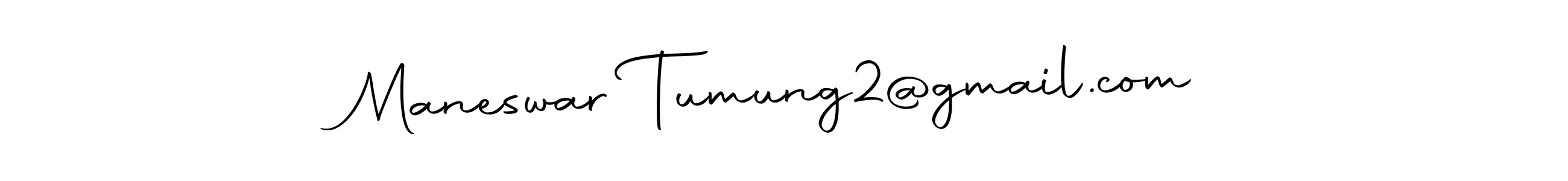 The best way (Autography-DOLnW) to make a short signature is to pick only two or three words in your name. The name Maneswar Tumung2@gmail.com include a total of six letters. For converting this name. Maneswar Tumung2@gmail.com signature style 10 images and pictures png
