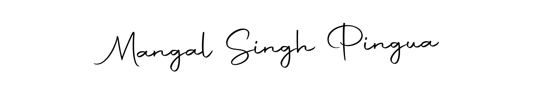 The best way (Autography-DOLnW) to make a short signature is to pick only two or three words in your name. The name Mangal Singh Pingua include a total of six letters. For converting this name. Mangal Singh Pingua signature style 10 images and pictures png