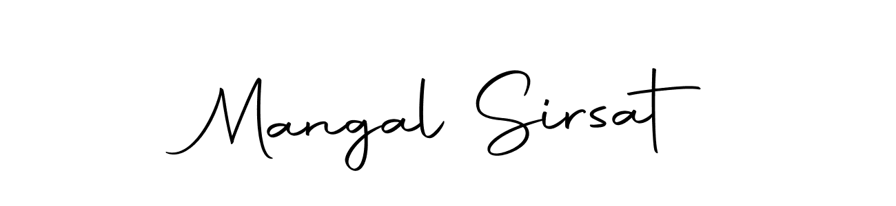 Use a signature maker to create a handwritten signature online. With this signature software, you can design (Autography-DOLnW) your own signature for name Mangal Sirsat. Mangal Sirsat signature style 10 images and pictures png