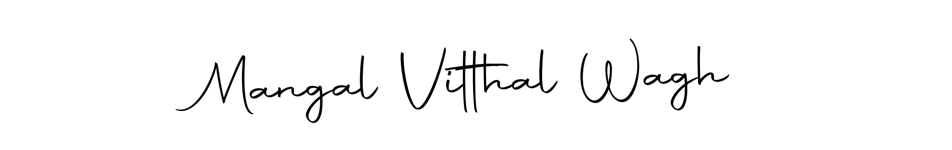 Design your own signature with our free online signature maker. With this signature software, you can create a handwritten (Autography-DOLnW) signature for name Mangal Vitthal Wagh. Mangal Vitthal Wagh signature style 10 images and pictures png