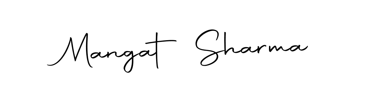 Make a beautiful signature design for name Mangat Sharma. Use this online signature maker to create a handwritten signature for free. Mangat Sharma signature style 10 images and pictures png