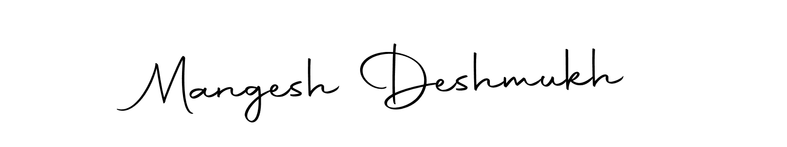 Make a beautiful signature design for name Mangesh Deshmukh. With this signature (Autography-DOLnW) style, you can create a handwritten signature for free. Mangesh Deshmukh signature style 10 images and pictures png