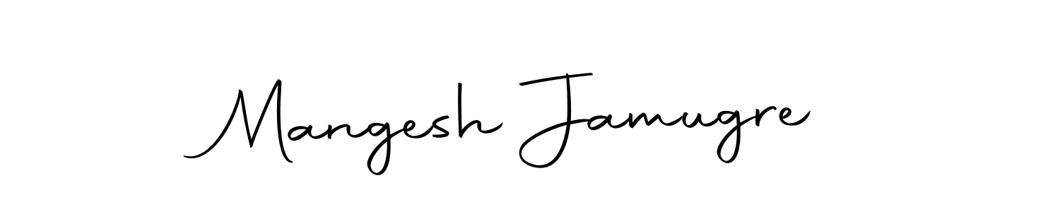 How to make Mangesh Jamugre signature? Autography-DOLnW is a professional autograph style. Create handwritten signature for Mangesh Jamugre name. Mangesh Jamugre signature style 10 images and pictures png