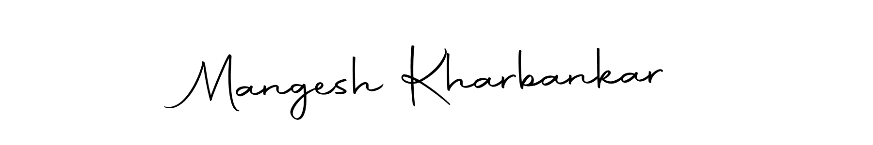Create a beautiful signature design for name Mangesh Kharbankar. With this signature (Autography-DOLnW) fonts, you can make a handwritten signature for free. Mangesh Kharbankar signature style 10 images and pictures png