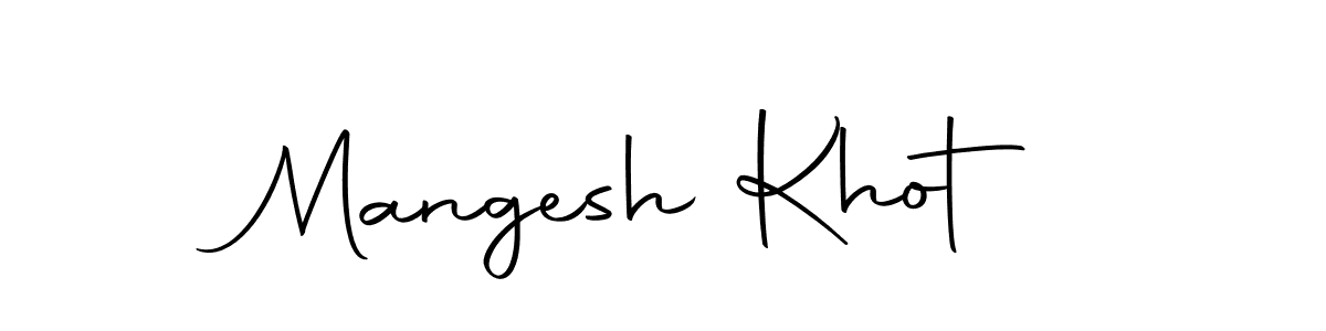 Make a beautiful signature design for name Mangesh Khot. With this signature (Autography-DOLnW) style, you can create a handwritten signature for free. Mangesh Khot signature style 10 images and pictures png