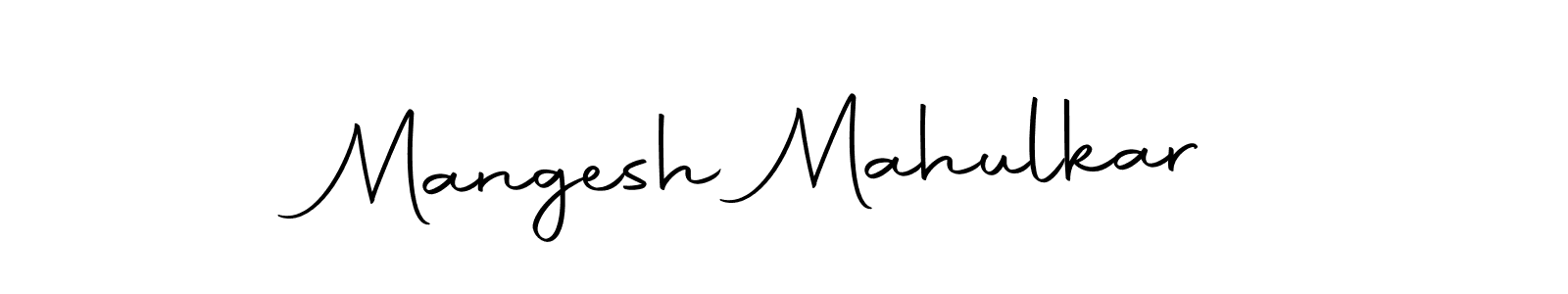 Design your own signature with our free online signature maker. With this signature software, you can create a handwritten (Autography-DOLnW) signature for name Mangesh Mahulkar. Mangesh Mahulkar signature style 10 images and pictures png