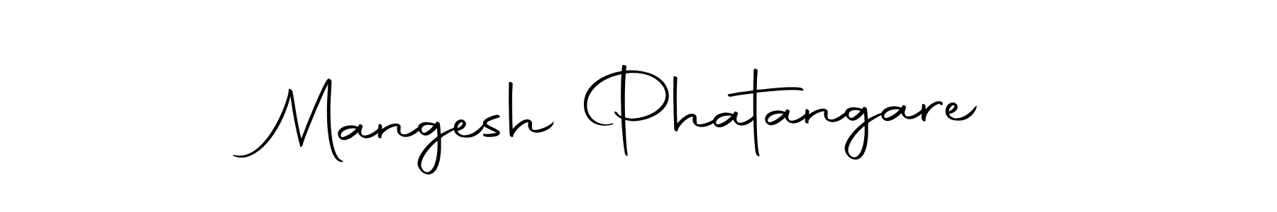Make a beautiful signature design for name Mangesh Phatangare. With this signature (Autography-DOLnW) style, you can create a handwritten signature for free. Mangesh Phatangare signature style 10 images and pictures png