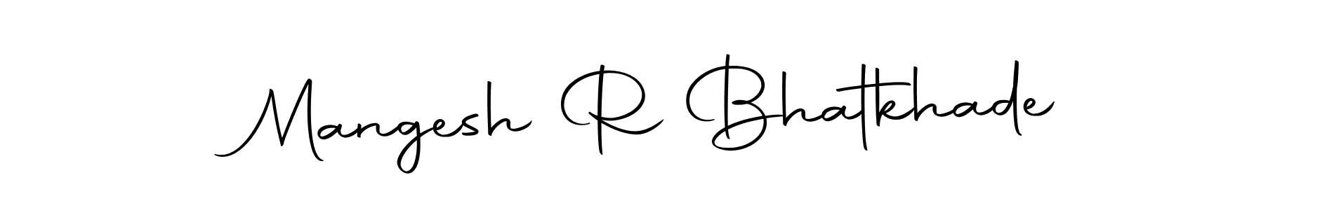 Make a beautiful signature design for name Mangesh R Bhatkhade. Use this online signature maker to create a handwritten signature for free. Mangesh R Bhatkhade signature style 10 images and pictures png