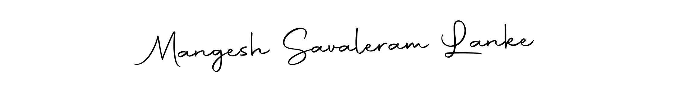 Make a beautiful signature design for name Mangesh Savaleram Lanke. With this signature (Autography-DOLnW) style, you can create a handwritten signature for free. Mangesh Savaleram Lanke signature style 10 images and pictures png