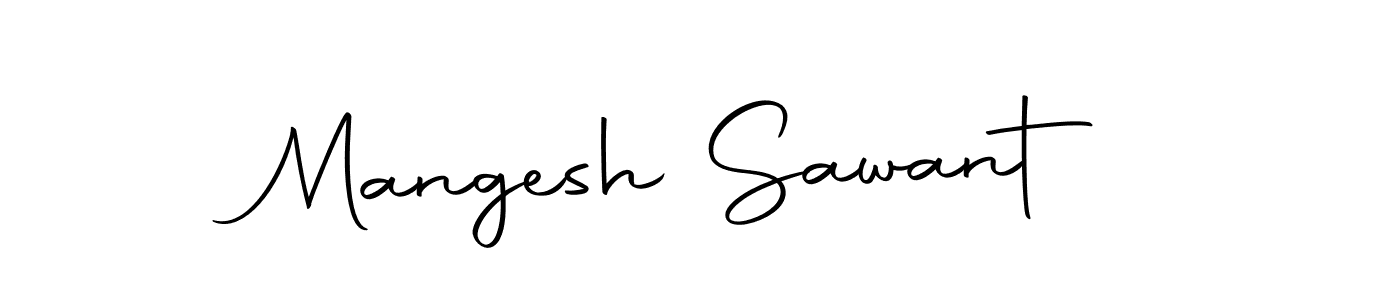 Design your own signature with our free online signature maker. With this signature software, you can create a handwritten (Autography-DOLnW) signature for name Mangesh Sawant. Mangesh Sawant signature style 10 images and pictures png