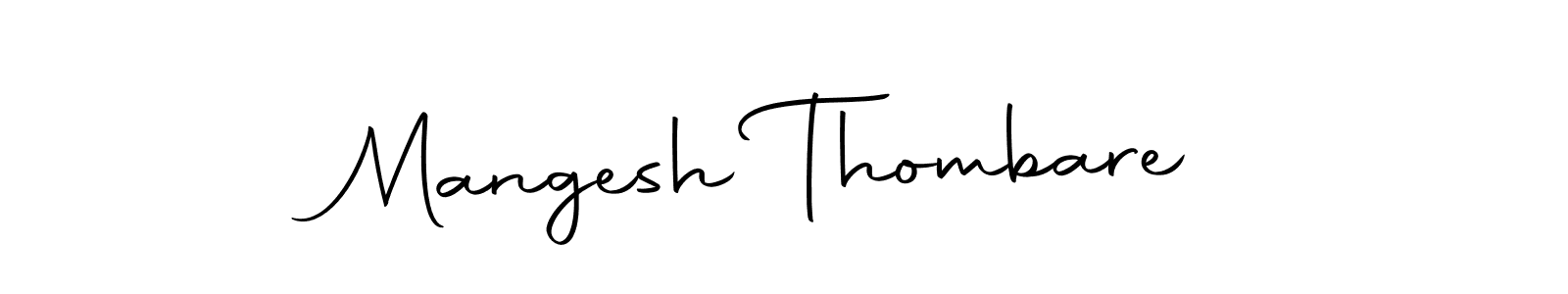 Make a beautiful signature design for name Mangesh Thombare. With this signature (Autography-DOLnW) style, you can create a handwritten signature for free. Mangesh Thombare signature style 10 images and pictures png