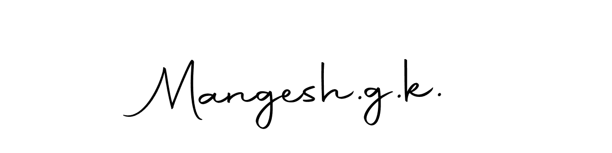 Make a short Mangesh.g.k. signature style. Manage your documents anywhere anytime using Autography-DOLnW. Create and add eSignatures, submit forms, share and send files easily. Mangesh.g.k. signature style 10 images and pictures png