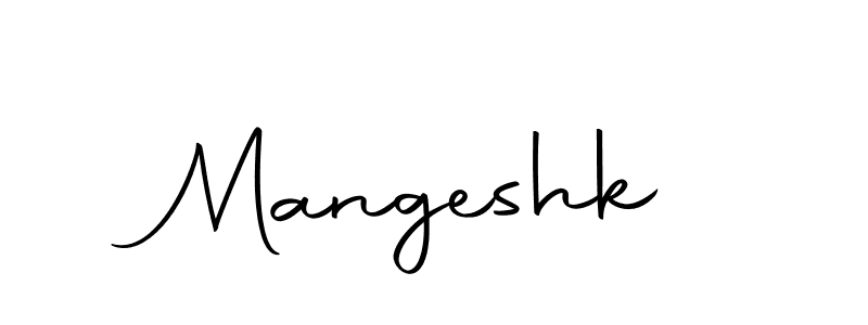How to make Mangeshk signature? Autography-DOLnW is a professional autograph style. Create handwritten signature for Mangeshk name. Mangeshk signature style 10 images and pictures png
