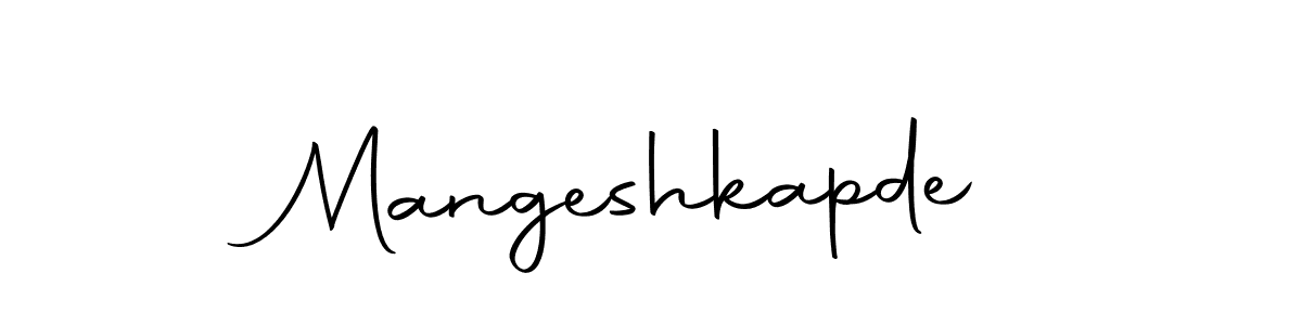 Design your own signature with our free online signature maker. With this signature software, you can create a handwritten (Autography-DOLnW) signature for name Mangeshkapde. Mangeshkapde signature style 10 images and pictures png