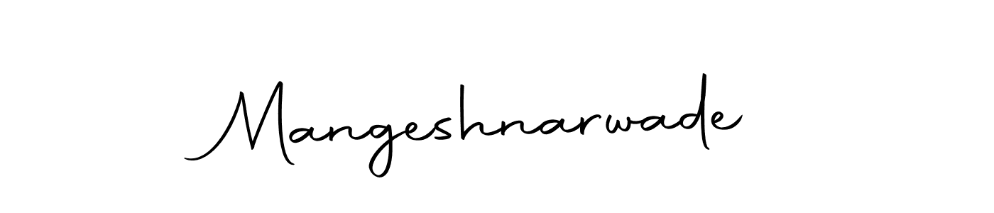 Use a signature maker to create a handwritten signature online. With this signature software, you can design (Autography-DOLnW) your own signature for name Mangeshnarwade. Mangeshnarwade signature style 10 images and pictures png