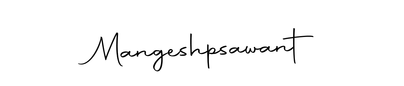 Make a beautiful signature design for name Mangeshpsawant. With this signature (Autography-DOLnW) style, you can create a handwritten signature for free. Mangeshpsawant signature style 10 images and pictures png