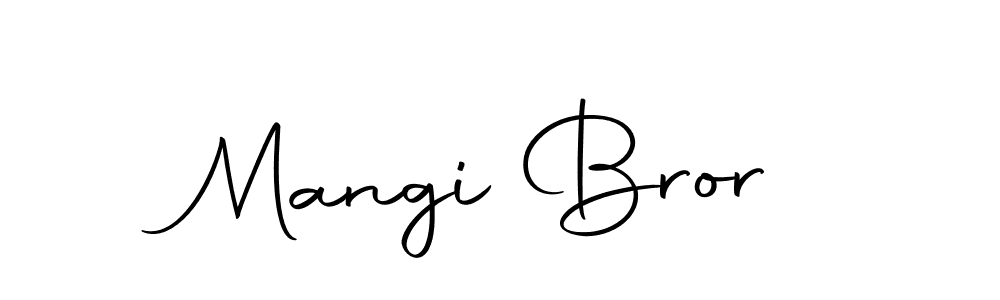 Mangi Bror stylish signature style. Best Handwritten Sign (Autography-DOLnW) for my name. Handwritten Signature Collection Ideas for my name Mangi Bror. Mangi Bror signature style 10 images and pictures png
