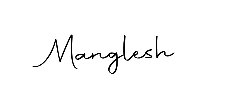 Design your own signature with our free online signature maker. With this signature software, you can create a handwritten (Autography-DOLnW) signature for name Manglesh. Manglesh signature style 10 images and pictures png