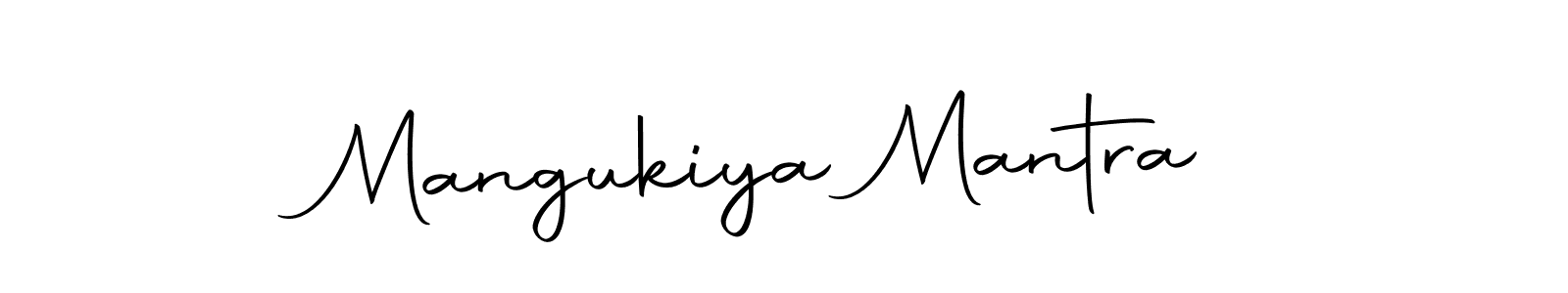 Design your own signature with our free online signature maker. With this signature software, you can create a handwritten (Autography-DOLnW) signature for name Mangukiya Mantra. Mangukiya Mantra signature style 10 images and pictures png