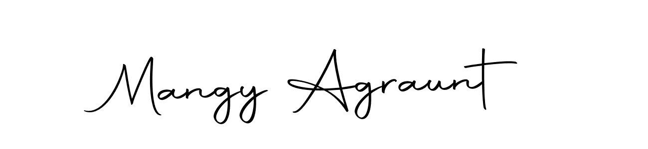 Create a beautiful signature design for name Mangy Agraunt. With this signature (Autography-DOLnW) fonts, you can make a handwritten signature for free. Mangy Agraunt signature style 10 images and pictures png