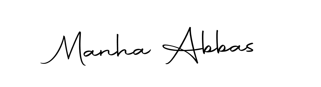 Use a signature maker to create a handwritten signature online. With this signature software, you can design (Autography-DOLnW) your own signature for name Manha Abbas. Manha Abbas signature style 10 images and pictures png