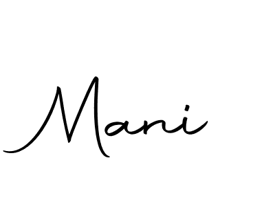 Design your own signature with our free online signature maker. With this signature software, you can create a handwritten (Autography-DOLnW) signature for name Mani. Mani signature style 10 images and pictures png