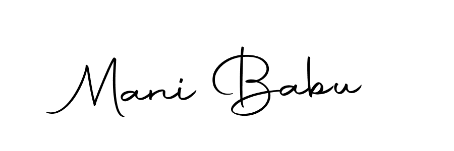 Make a beautiful signature design for name Mani Babu. Use this online signature maker to create a handwritten signature for free. Mani Babu signature style 10 images and pictures png