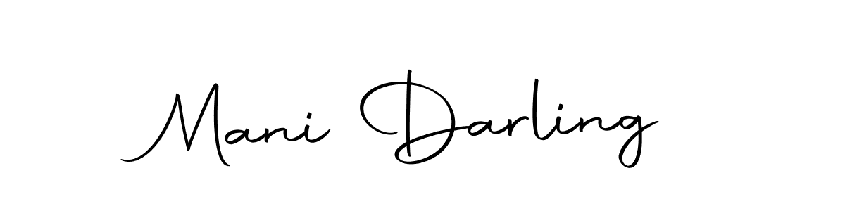 Make a beautiful signature design for name Mani Darling. With this signature (Autography-DOLnW) style, you can create a handwritten signature for free. Mani Darling signature style 10 images and pictures png