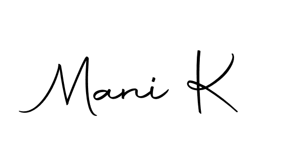 if you are searching for the best signature style for your name Mani K. so please give up your signature search. here we have designed multiple signature styles  using Autography-DOLnW. Mani K signature style 10 images and pictures png