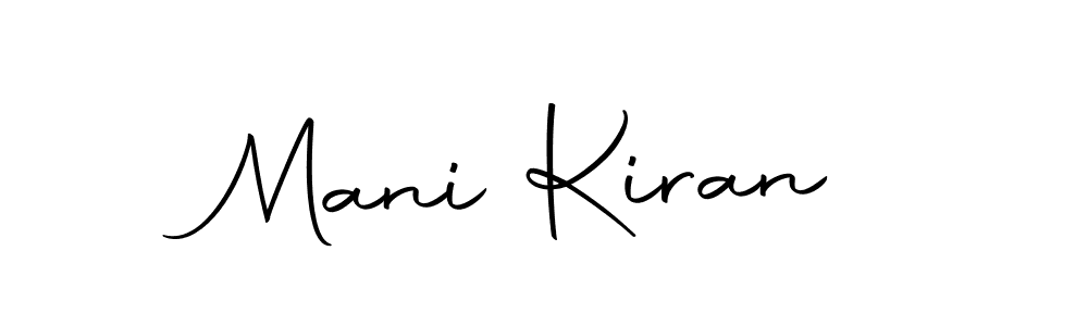 Make a beautiful signature design for name Mani Kiran. With this signature (Autography-DOLnW) style, you can create a handwritten signature for free. Mani Kiran signature style 10 images and pictures png