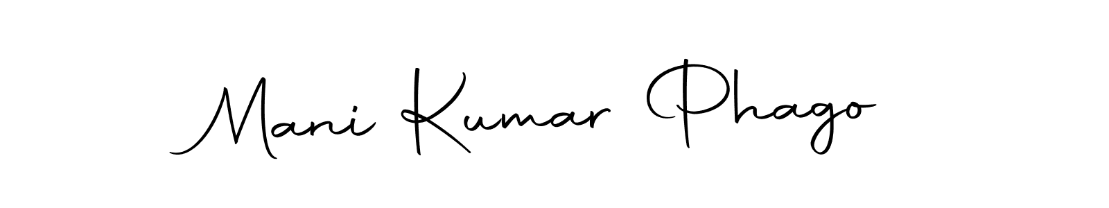 Design your own signature with our free online signature maker. With this signature software, you can create a handwritten (Autography-DOLnW) signature for name Mani Kumar Phago. Mani Kumar Phago signature style 10 images and pictures png