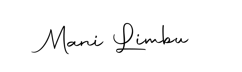 How to make Mani Limbu name signature. Use Autography-DOLnW style for creating short signs online. This is the latest handwritten sign. Mani Limbu signature style 10 images and pictures png