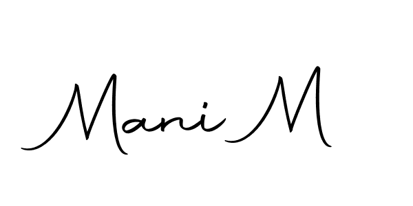 The best way (Autography-DOLnW) to make a short signature is to pick only two or three words in your name. The name Mani M include a total of six letters. For converting this name. Mani M signature style 10 images and pictures png
