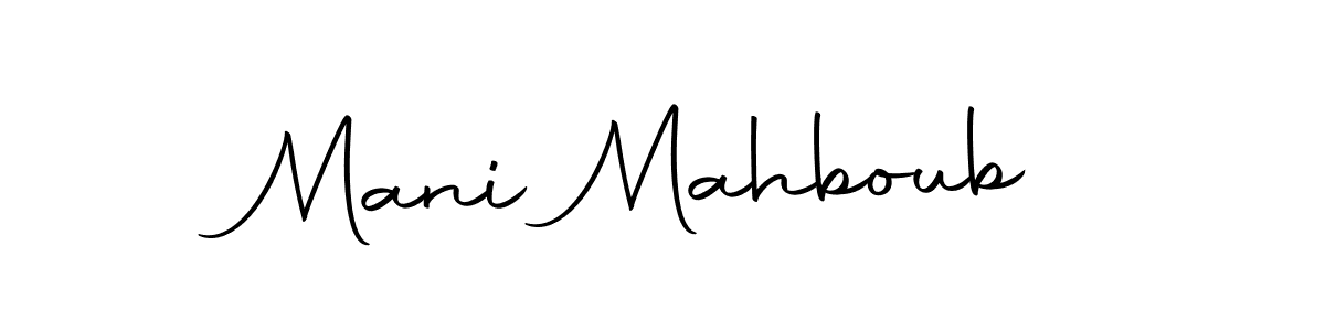 Here are the top 10 professional signature styles for the name Mani Mahboub. These are the best autograph styles you can use for your name. Mani Mahboub signature style 10 images and pictures png