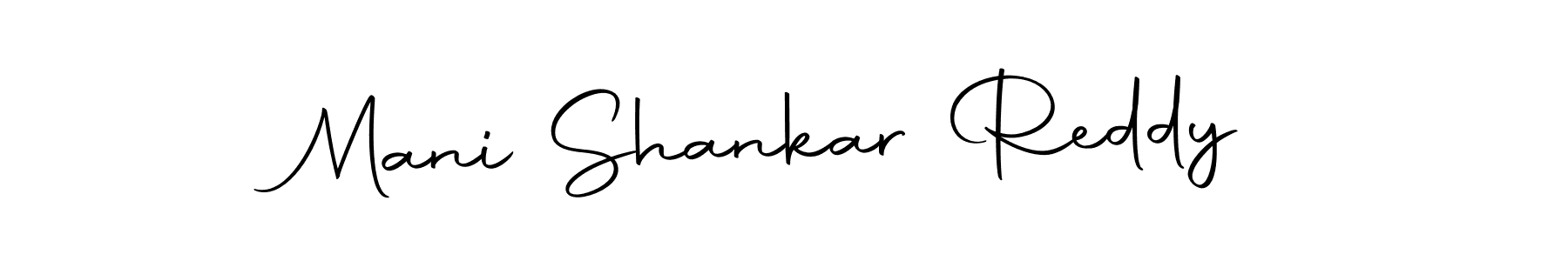 How to make Mani Shankar Reddy name signature. Use Autography-DOLnW style for creating short signs online. This is the latest handwritten sign. Mani Shankar Reddy signature style 10 images and pictures png