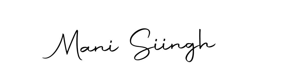 You can use this online signature creator to create a handwritten signature for the name Mani Siingh. This is the best online autograph maker. Mani Siingh signature style 10 images and pictures png