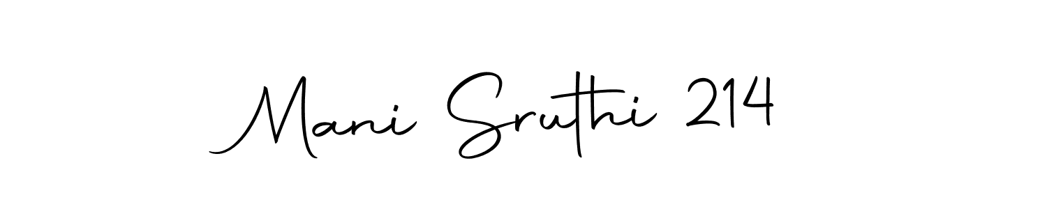 You can use this online signature creator to create a handwritten signature for the name Mani Sruthi 214. This is the best online autograph maker. Mani Sruthi 214 signature style 10 images and pictures png