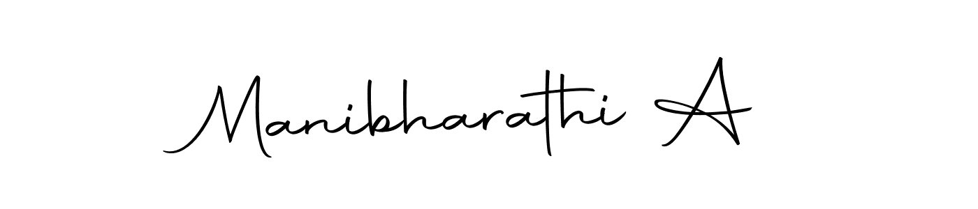 Make a beautiful signature design for name Manibharathi A. Use this online signature maker to create a handwritten signature for free. Manibharathi A signature style 10 images and pictures png