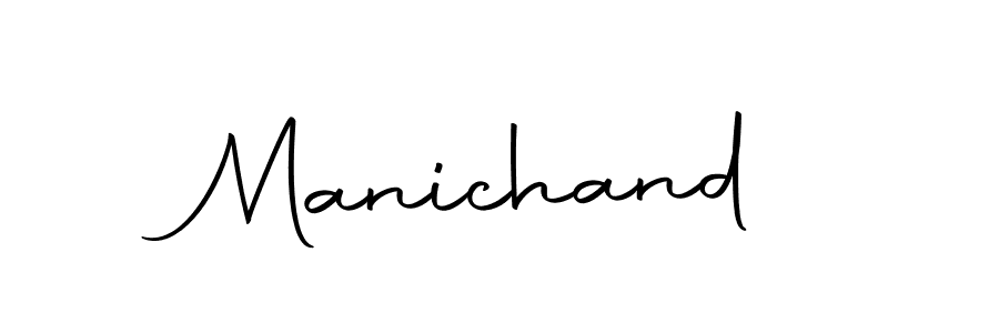 Design your own signature with our free online signature maker. With this signature software, you can create a handwritten (Autography-DOLnW) signature for name Manichand. Manichand signature style 10 images and pictures png