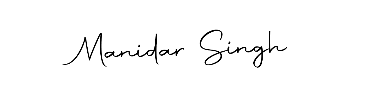Create a beautiful signature design for name Manidar Singh. With this signature (Autography-DOLnW) fonts, you can make a handwritten signature for free. Manidar Singh signature style 10 images and pictures png
