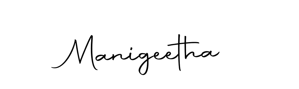 The best way (Autography-DOLnW) to make a short signature is to pick only two or three words in your name. The name Manigeetha include a total of six letters. For converting this name. Manigeetha signature style 10 images and pictures png