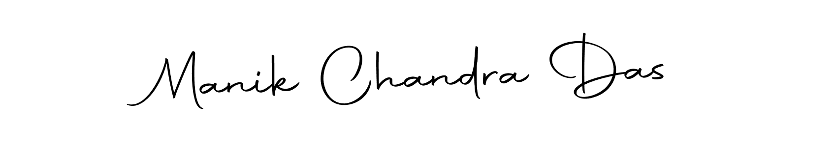 How to make Manik Chandra Das name signature. Use Autography-DOLnW style for creating short signs online. This is the latest handwritten sign. Manik Chandra Das signature style 10 images and pictures png