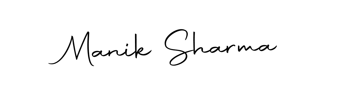 Manik Sharma stylish signature style. Best Handwritten Sign (Autography-DOLnW) for my name. Handwritten Signature Collection Ideas for my name Manik Sharma. Manik Sharma signature style 10 images and pictures png