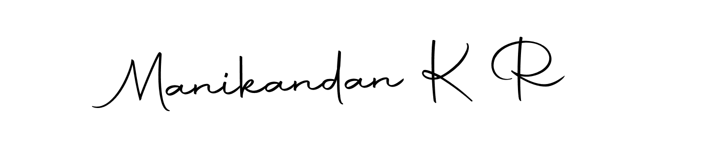Design your own signature with our free online signature maker. With this signature software, you can create a handwritten (Autography-DOLnW) signature for name Manikandan K R. Manikandan K R signature style 10 images and pictures png