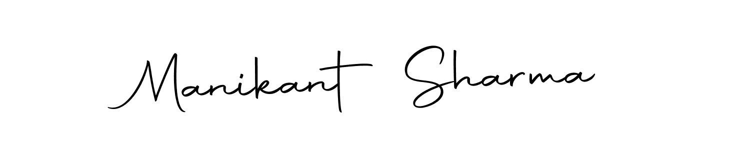 Make a beautiful signature design for name Manikant Sharma. Use this online signature maker to create a handwritten signature for free. Manikant Sharma signature style 10 images and pictures png