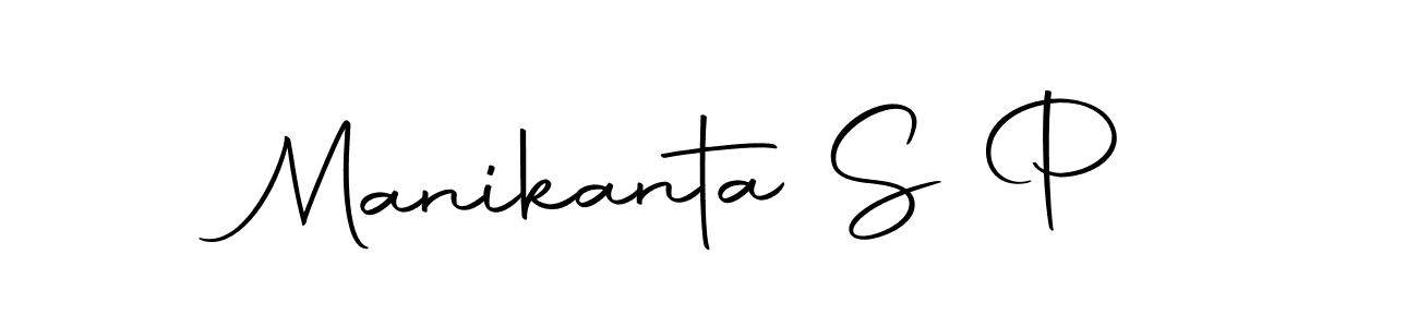 Use a signature maker to create a handwritten signature online. With this signature software, you can design (Autography-DOLnW) your own signature for name Manikanta S P. Manikanta S P signature style 10 images and pictures png