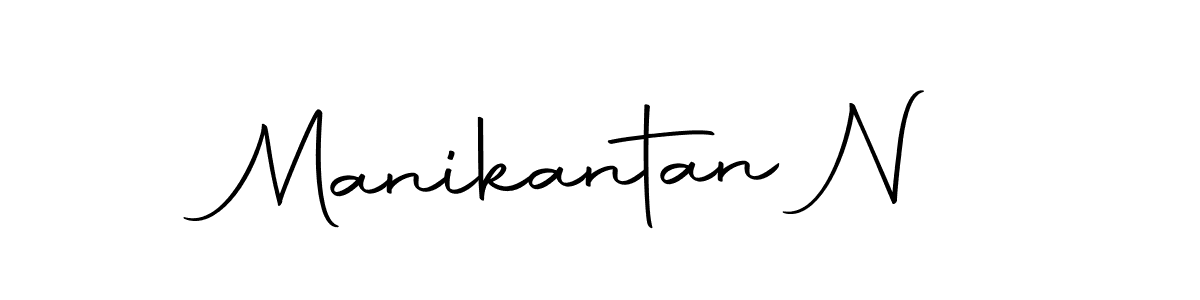How to make Manikantan N name signature. Use Autography-DOLnW style for creating short signs online. This is the latest handwritten sign. Manikantan N signature style 10 images and pictures png