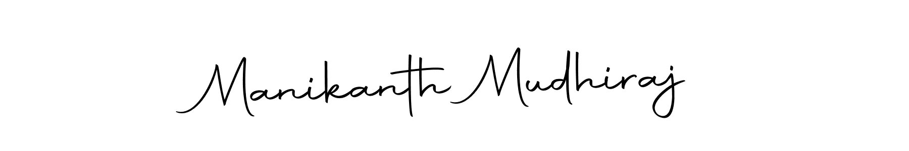 Also we have Manikanth Mudhiraj name is the best signature style. Create professional handwritten signature collection using Autography-DOLnW autograph style. Manikanth Mudhiraj signature style 10 images and pictures png