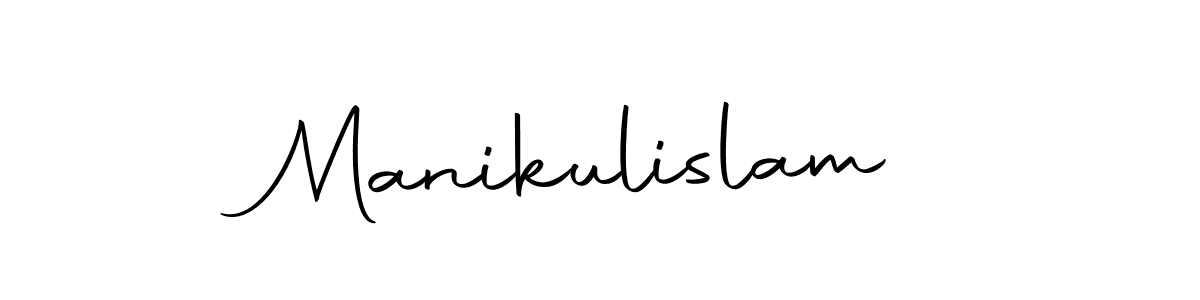 How to make Manikulislam signature? Autography-DOLnW is a professional autograph style. Create handwritten signature for Manikulislam name. Manikulislam signature style 10 images and pictures png